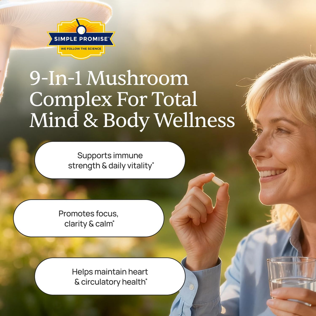 Natural Mushroom Complex for Cardiovascular Support